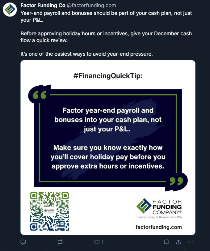 Factor Funding - Bluesky - NL Social
